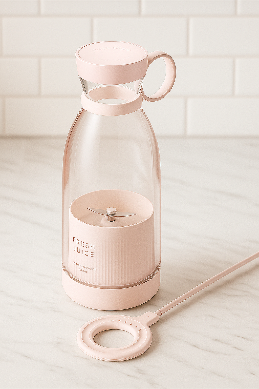 Blender sans fil + 20 Recettes Détox Offertes