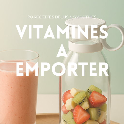 Blender sans fil + 20 Recettes Détox Offertes